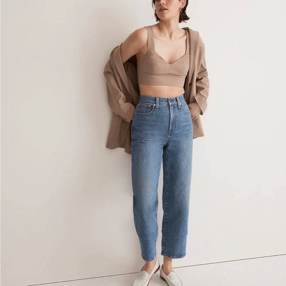 The Perfect Vintage Wide-Leg Crop Jean
